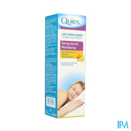 Quies A/ronflement Miel-citron Spray Buccal 70ml