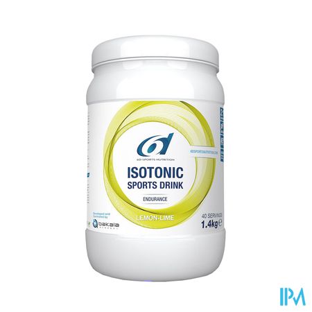 6d Sixd Isotonic Sports Drink Lemon Lime 1,4kg 3