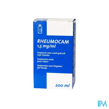 Rheumocam 1,5mg/ml Orale Susp Hond 200ml