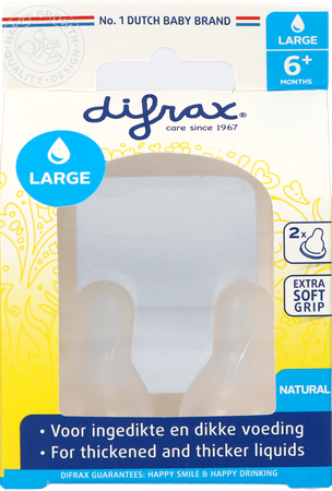 Difrax Flessenspeen Natural Large 673 2