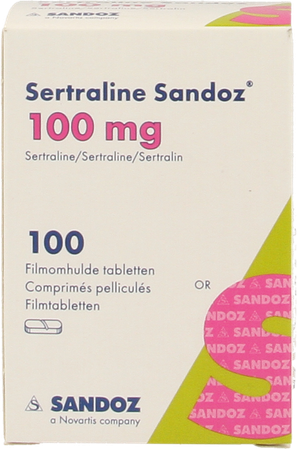 Sertraline Sandoz Comp 100 X 100mg Imv 2