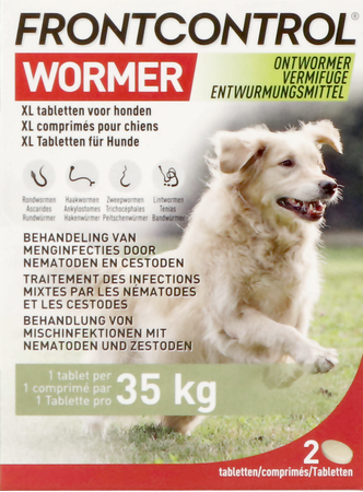 Frontcontrol Wormer Xl Honden Tabl 2 5