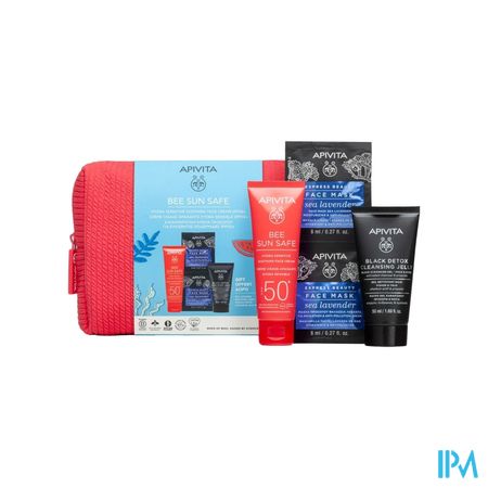 Apivita Bee Sun Safe Hydra Sens. Cr Spf50+ 4 Prod.