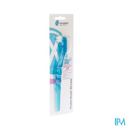 Miradent Brosse pour prothèse deluxe blue