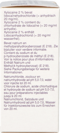 Xylocaine Inj 1x20ml 2% 8