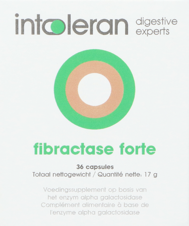 Intoleran Fibractase Forte Caps 36 2