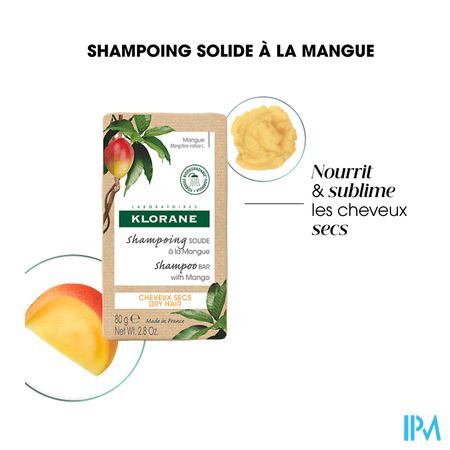 Klorane Capil. Sh Solide Mangue 80g 8