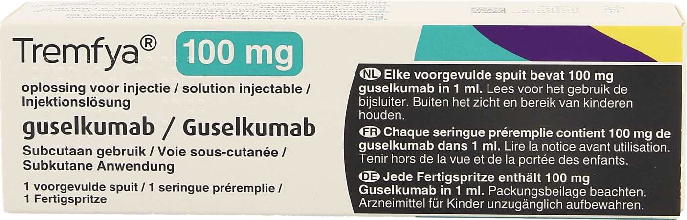 Tremfya 100mg/ml Sol Inj Ser Prerempl. Verre 1x1ml 1