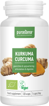 Purasana Vegan Kurkuma Bio Caps 120 7