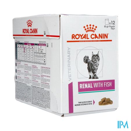 Royal Canin Vdiet Feline Renal Tuna Pouch 12x85g