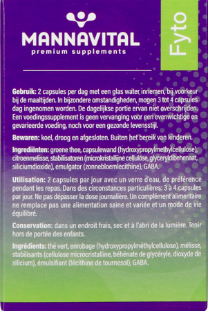 Mannavital Calmiton Forte V-caps 60 6