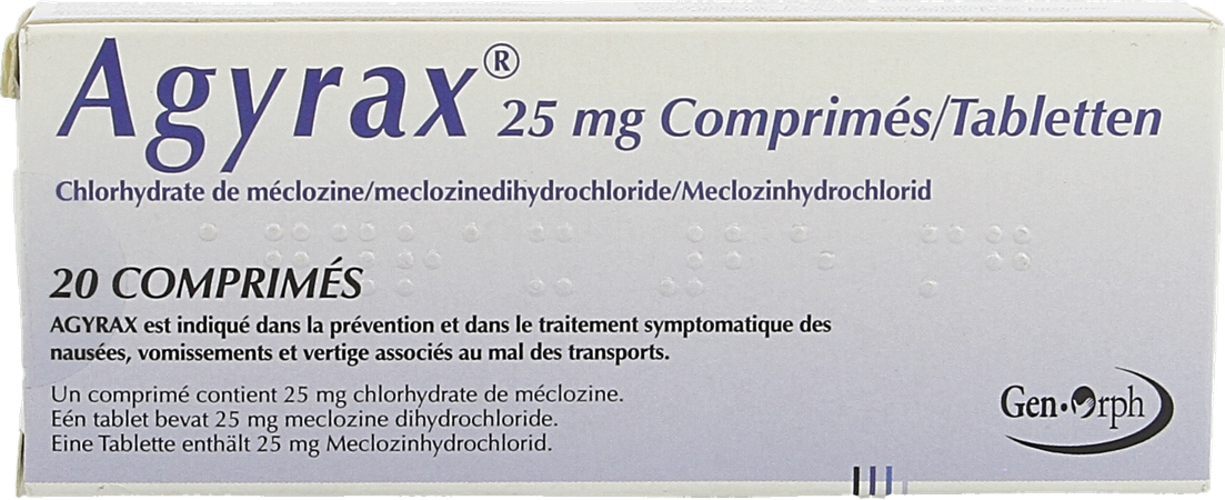Agyrax 25mg Comp 20 2