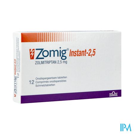 Zomig Instant Pi Pharma 2,5mg Orodisp. Tabl 12 Pip