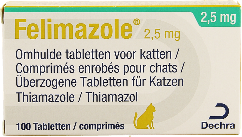 Felimazole 2,5mg Omh. Tabl Blister 100 1