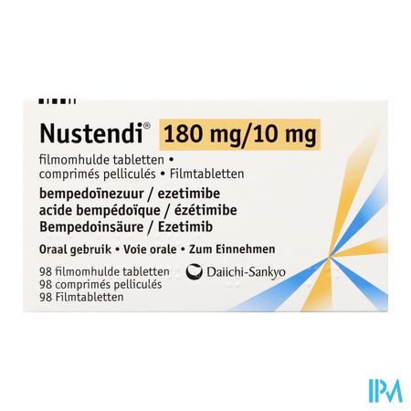 Nustendi 180mg/10mg Comp Pell 98 1