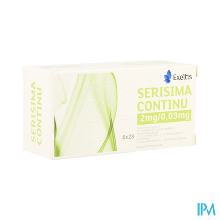 Serisima Continu 2mg/0,03mg Filmomh Tabl 6 X 28