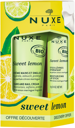 Nuxe Sweet Lemon Duo Stick Levres 4g+cr Mains 30ml 1