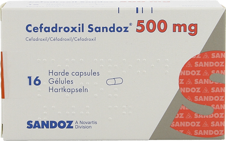 Cefadroxil 500mg Sandoz Caps 16x500mg 2