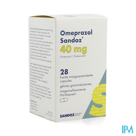 Omeprazol Sandoz Caps Enter 28 X 40mg