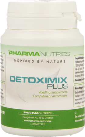 Detoximix Plus Pot Caps 60 Pharmanutrics 1