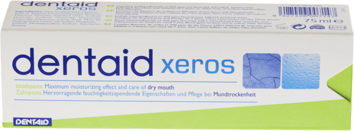 Dentaid Xeros Dentifrice Tube 75ml 3550 1