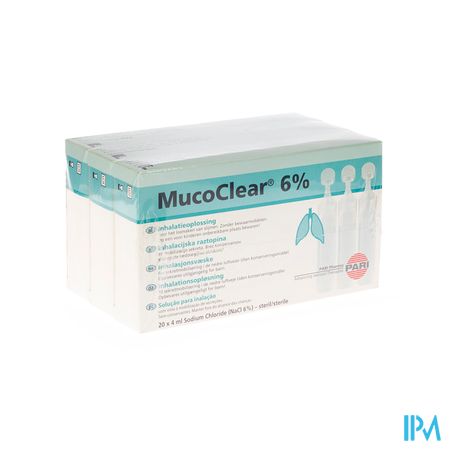 Mucoclear 6% Nacl Amp 60x4ml