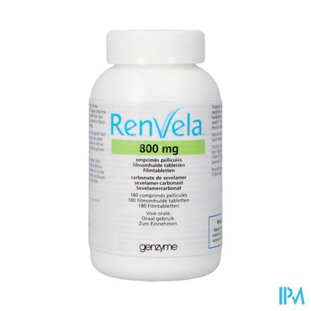 Renvela 800mg Orifarm Comp Pell 180