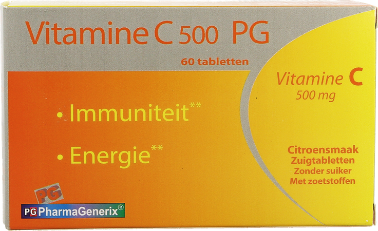 Vitamine C 500 Pg Pharmagenerix Comp 60 2