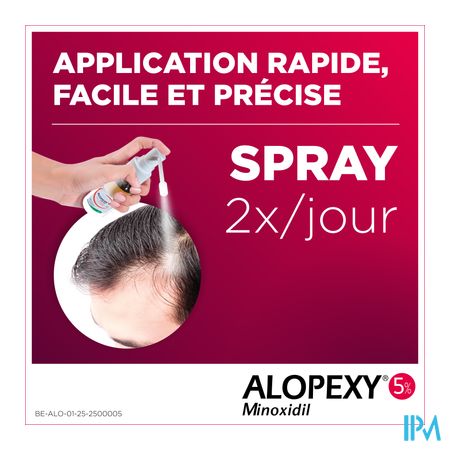 Alopexy 50mg/ml Sol Application Cutanee Fl 3x60ml 9