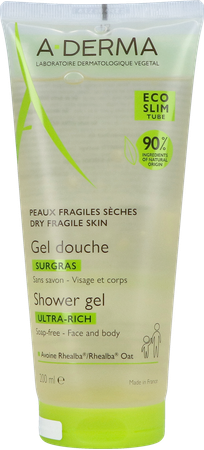 Aderma Indisp.gel Douche Surgras 200ml 1