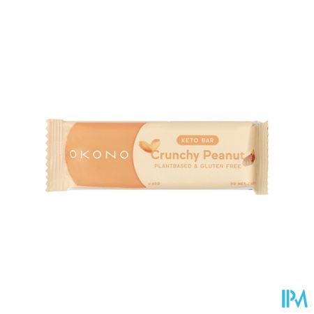 Okono Krokante Pinda Keto Bar 40g