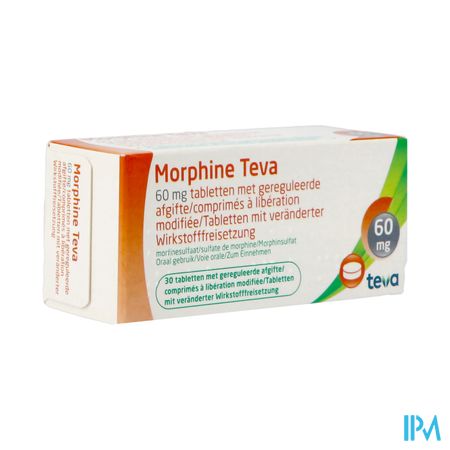 Morphine Teva 60 Comp 30x 60mg