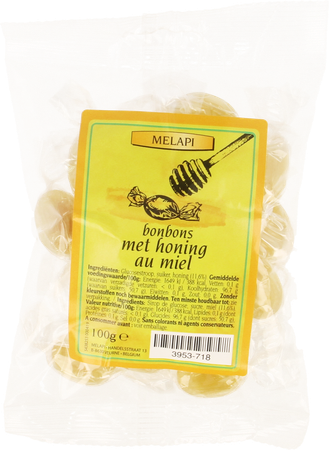 Melapi Bonbons Honing 100g Revogan 1
