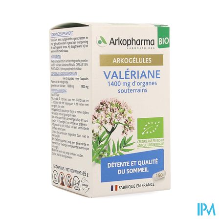 Arkogelules Valeriane Bio Caps 150 Nf