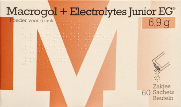 Macrogol+Electrolytes Junior EG 6,9G Pdr Sach 60 4