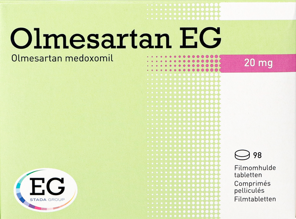 Olmesartan EG 20Mg Comp Pell  98 X 20Mg 2