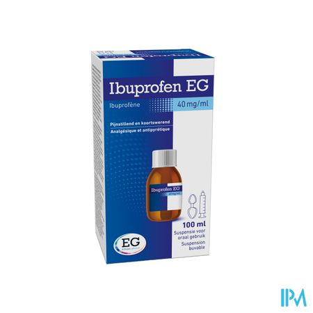 Ibuprofen EG 40 Mg/Ml Susp Buvable 100 Ml