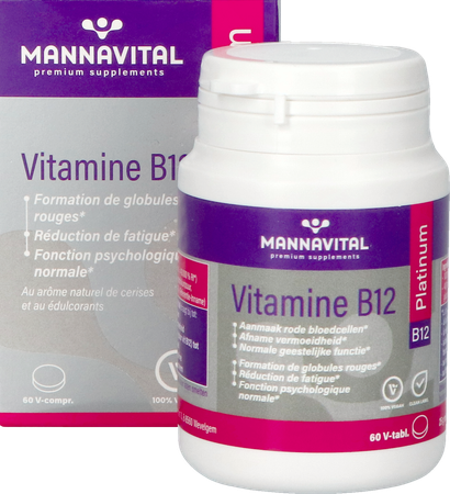 Mannavital Vitamine B12 Platinum V-tabl 60 Nf 10