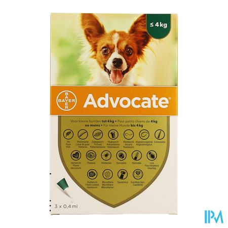 Advocate Spot On Opl Kleine Hond <4kg Pipet 3 2
