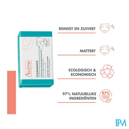 Avene Cleanance Reinigingsbar 100g 2