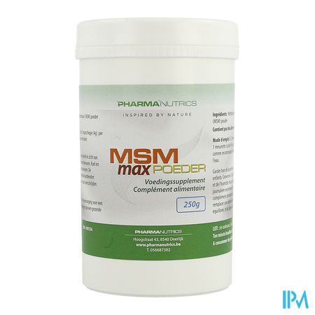 Msm Max Pdr 250g Pharmanutrics 2