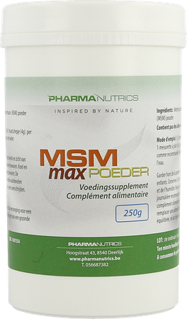 Msm Max Pdr 250g Pharmanutrics 2