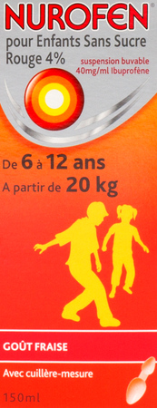 Nurofen Enfant S/sucre 4% Fraise Susp Buv 150ml 4