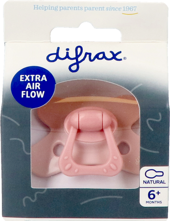 Difrax Sucette Natural 6m+ Spec. Edition Pink Opal 1