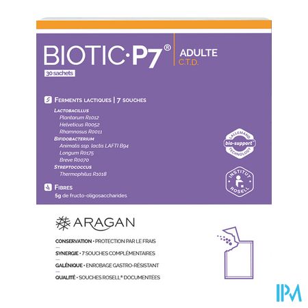 Aragan Biotic P7 Entero 30j Caps 10 1