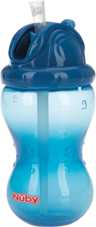 Nuby Flip-it Gobelet A/goutte 360ml 12m+ Bleu 2