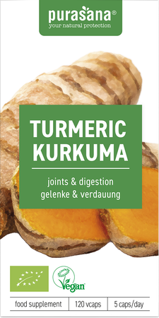 Purasana Vegan Kurkuma Bio Caps 120 6