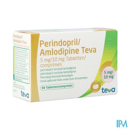 Perindopril Amlodipine Teva 5mg/10mg Comp 90