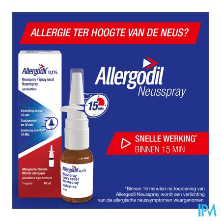 Allergodil Spray Nasal Fl 10ml 9