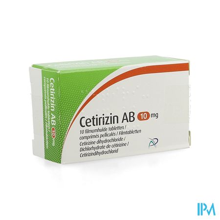 Cetirizin Ab 10mg Comp Pell 10